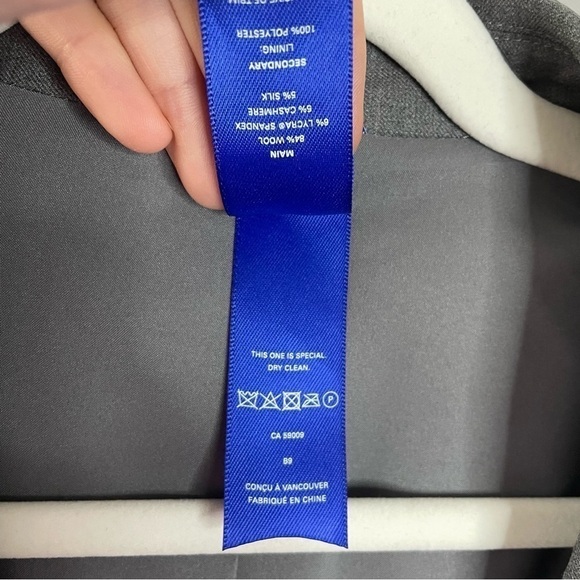 [2] Kit & Ace Women’s Grey Wool Blazer / Spring Sport Coat Business Causal - Picture 11 of 12